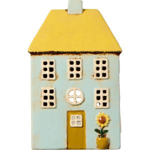 Hus for varmelamper - Nyhavn - Mint gul tak solros - 19 cm - www.frokenfraken.se