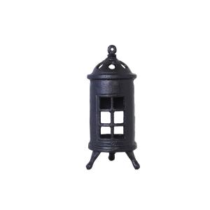 Kamin för Vämeljus - Svart - Ø8 x H18,5 cm - www.frokenfraken.se