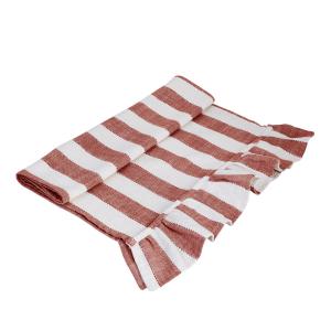 Löpare - Ida Stripe - Hvit/Rød - L50 x B150 cm - www.frokenfraken.se