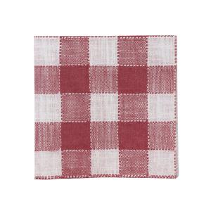 Pappersservett - Ida Rute - Hvit/Rød - L33 x B33 cm - www.frokenfraken.se