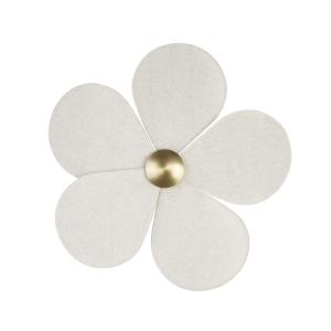 Plafond Daisy - Beige - Mæssing - Ø50 x H13 cm - www.frokenfraken.se