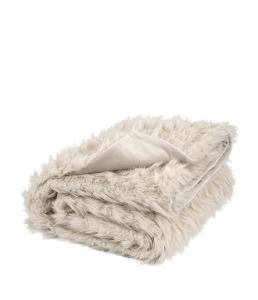 Pledd – Cavalese – Cream – Fuskepels – 150 x 260 cm - www.frokenfraken.se