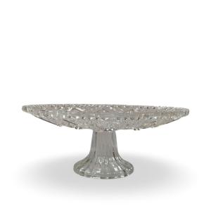 Tårtfat/Kakfat - Klarglas - Kristallkänsla - 20,2 x 8,3 cm - www.frokenfraken.se
