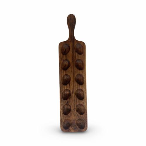Egg Holder - Tre - Rektangulær - 50 x 11,5 cm - www.frokenfraken.se