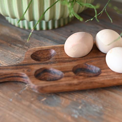 Egg Holder - Tre - Rektangulær - 50 x 11,5 cm - www.frokenfraken.se