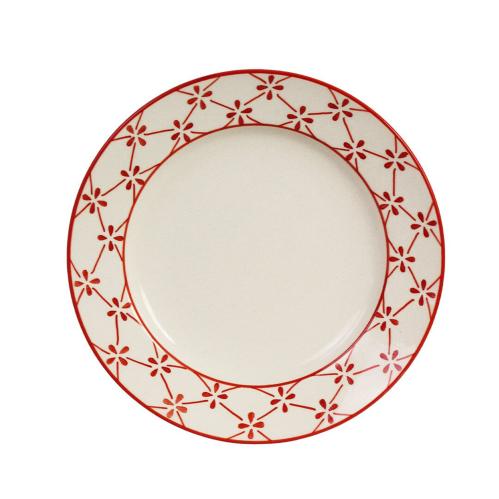 Asjett - Marion Klöver - Rød - Ø19,5 cm - www.frokenfraken.se