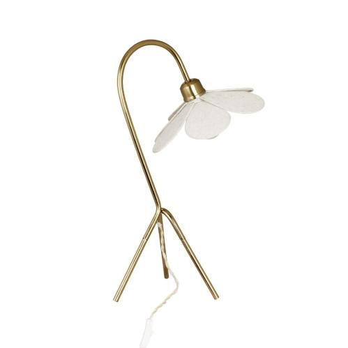 Bordslampa Daisy - Beige - Mæssing - Ø30 x H57 cm - www.frokenfraken.se