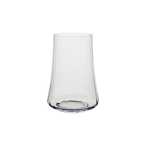 Drinker Glass - Nomi - Striped Clear Glass - Ø9 x 12 cm - www.frokenfraken.se