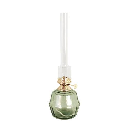 Parafinlampe - Britta - Mellan - Grønn - Ø10 x H32,5 cm - www.frokenfraken.se