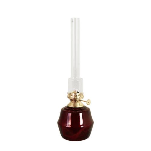 Parafinlampe - Majken Mellan - Rød - Ø10 x H32 cm - www.frokenfraken.se