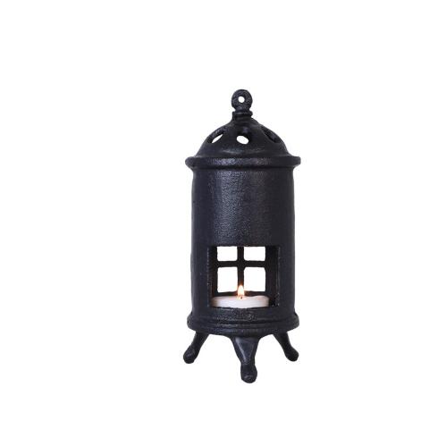Kamin för Vämeljus - Svart - Ø8 x H18,5 cm - www.frokenfraken.se
