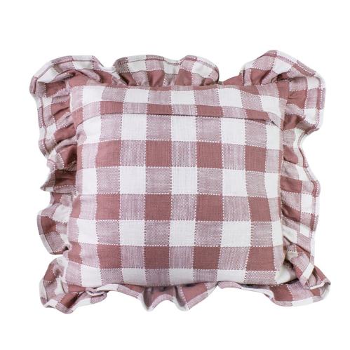 Putetrekk - Ida Volang Rutete - Hvit - Rosa - L45 x B45 cm - www.frokenfraken.se