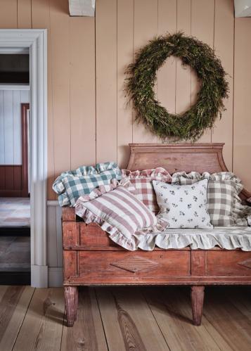 Løper - Ida Volang Stripet - Hvit - Beige - L50 x B150 cm - www.frokenfraken.se