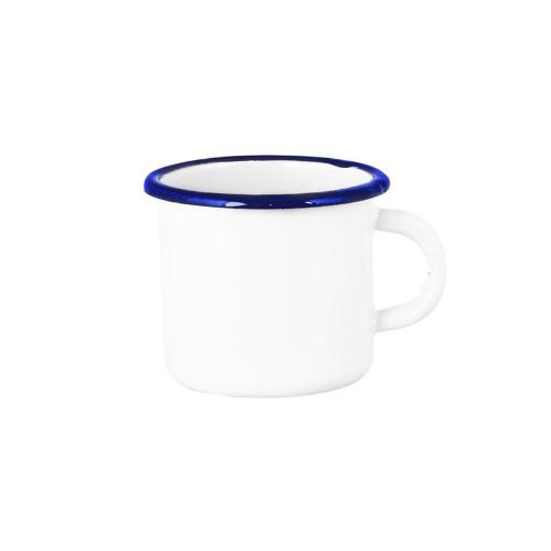 Mugg - Emils Emalj /Blå - Vit - Ø9 x H8 cm - www.frokenfraken.se