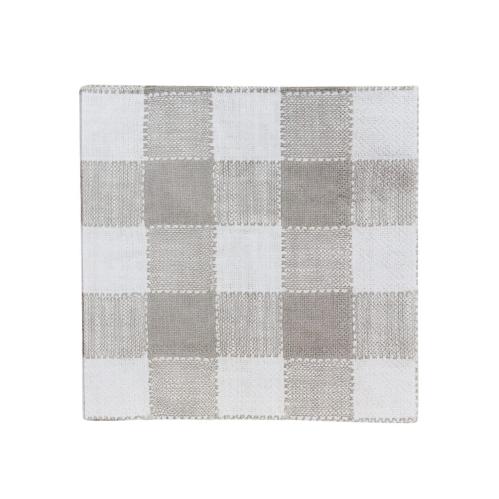 Pappersservett - Ida Rute - Hvit/Beige - L33 x B33 cm - www.frokenfraken.se