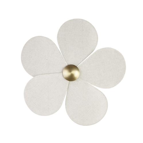 Plafond Daisy - Beige - Mæssing - Ø50 x H13 cm - www.frokenfraken.se