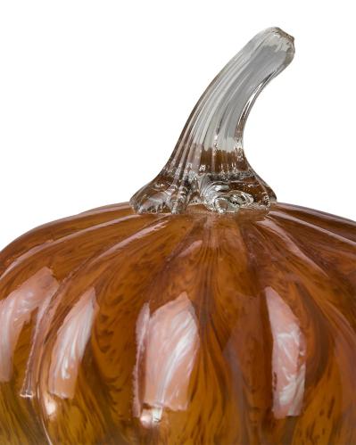 Pumpa - Orange - Glas - Ø12 x 12 cm - www.frokenfraken.se