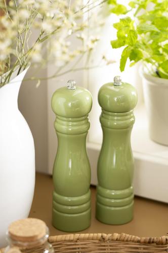Salt & Pepparkvarn grønn - 2-pack - Ø5,5 X 21,5 CM - www.frokenfraken.se