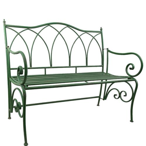 Trædgårdssoffa - Grønn Metall - 117 x 98 x 58 cm - www.frokenfraken.se