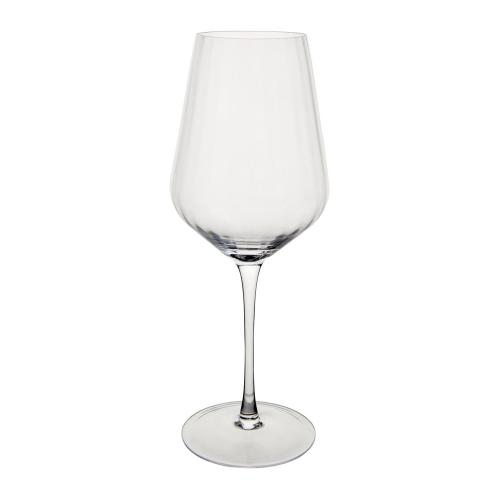 Vinglass - Nomi - Stripete Klarglass - Ø10 x 25 cm - www.frokenfraken.se