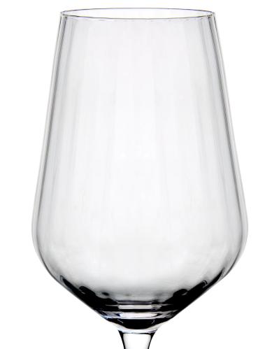 Vinglass - Nomi - Stripete Klarglass - Ø10 x 25 cm - www.frokenfraken.se