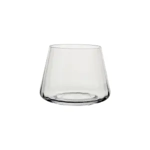 Drinker Glass - Nomi - Striped Clear Glass - Ø9 x 7 cm - www.frokenfraken.se
