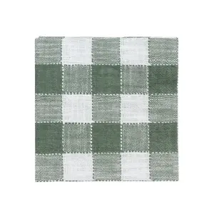 Pappersservett - Ida Rute - Hvit/Grønn - L33 x B33 cm - www.frokenfraken.se