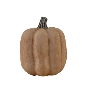 Pumpa - Antikgul - Dekorasjon - 14 x 16 x 14 cm - www.frokenfraken.se