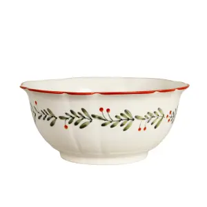 Skål Esther Lingon Stor - Juleservise - Ø18 x H7,5 cm - www.frokenfraken.se