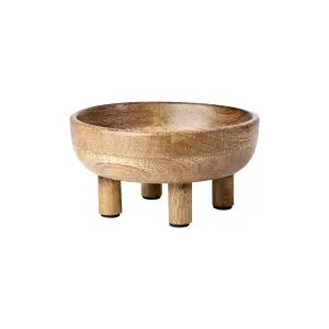 Bolle - Tre med 4 ben Natur - Ø18 x 9,5 cm - www.frokenfraken.se