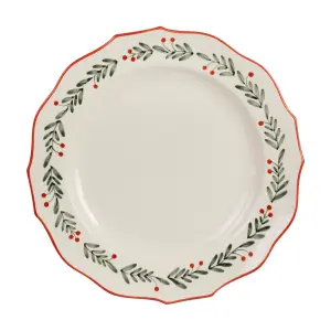 Tallerken - Esther Lingon - Juleservise - Ø28,5 cm - www.frokenfraken.se