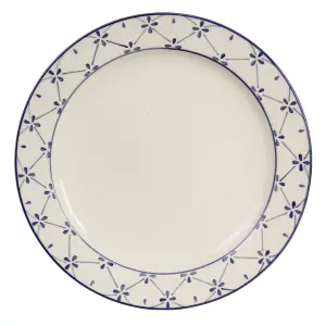 Tallerken - Marion Klöver - Blå - Ø26 cm - www.frokenfraken.se