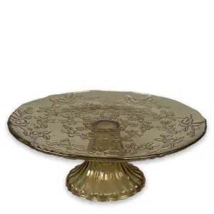 Tårtfat - Glass - Beige - 31 x 9 cm - www.frokenfraken.se