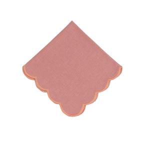 Tygserviett - MALIN - ROSA - 40 X 40 CM - 6-pakning - www.frokenfraken.se