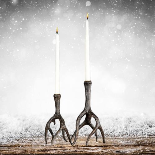 Lysstake - Reinhorn - Brunsvart - 29 cm - 1stk - www.frokenfraken.se