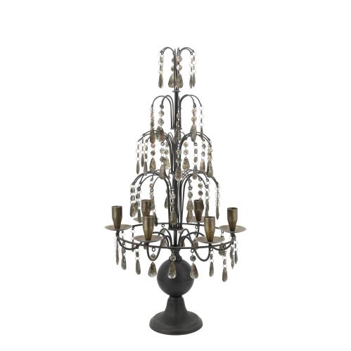 Fransk lysestake med prismer – 70 cm - www.frokenfraken.se