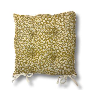 Stolspute Margret - Gul - 45 x 45 cm - www.frokenfraken.se