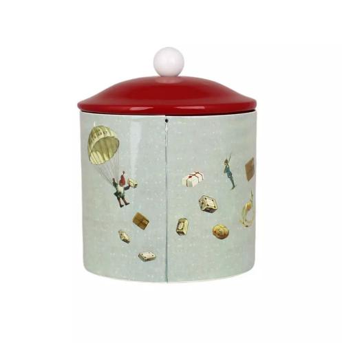 Plåtburk - Gammeldags - God Jul - Ø12,5 x 16 cm - www.frokenfraken.se