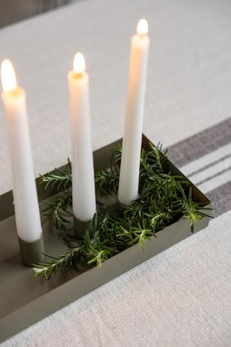 Bordlysestake – SUND – 4 lys magnet – Grønn – 30 cm - www.frokenfraken.se