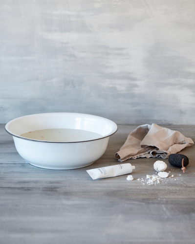 Tvättfat - Emalj Vit - 40 cm - www.frokenfraken.se