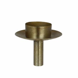 Varmeljusholder for Flaske Messing - Ø 7 x H 6 cm - www.frokenfraken.se