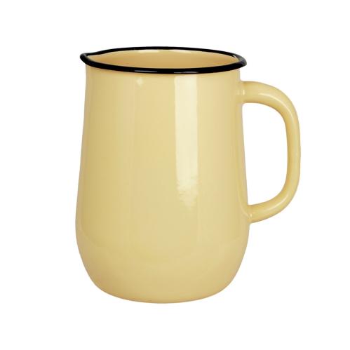 Kanne - Emalje - Gul - 20 x Ø14,5 cm - www.frokenfraken.se