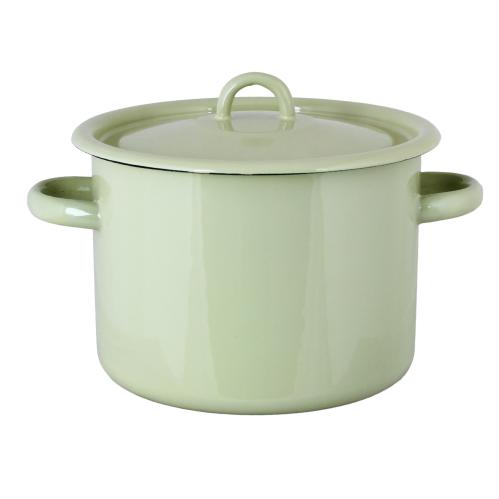 Kastrull - Emalj - Grønn - 4,5 L - www.frokenfraken.se