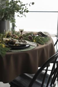 Duk - VIDE - NOUGAT - Ø160 CM - www.frokenfraken.se