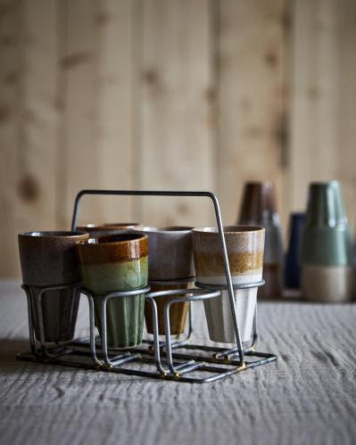 Kopp M - Costa - Brun/multifarget - Ø6 x 9 cm - www.frokenfraken.se