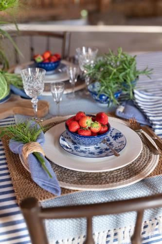 Tygserviett - VIDE - DENIM - 45 X 45CM - 6-pakning - www.frokenfraken.se