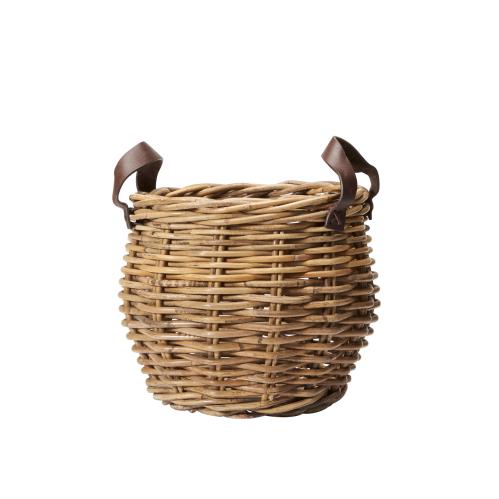 Kurver - Rattan/Skinn - 2 størrelser - www.frokenfraken.se
