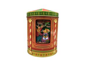 Speldåse - Metallboks - Julemus - 16 x 12 cm - www.frokenfraken.se