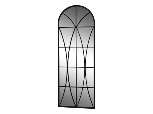 Veggspeil med bue - Svart - 180 cm - www.frokenfraken.se