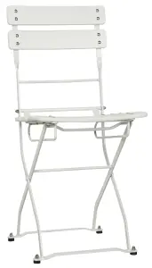 Stoler - Cafe-stol - Hvit - 87,5 x 49,5 cm - 2-pakning - www.frokenfraken.se